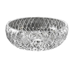 vasque à poser / ronde / en cristal / contemporaine