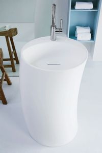vasque sur pied / en Solid Surface / design original / professionnelle