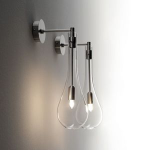 applique murale contemporaine / de salle de bain / en verre / pour miroir