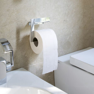 distributeur de papier toilette mural / en acier inoxydable