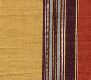 tissu d'ameublement / à rayures / en coton