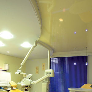 plafond tendu en PVC / pour salle blanche