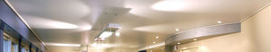plafond tendu en PVC / avec climatisation intégrée
