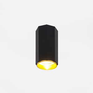 plafonnier contemporain / en aluminium / à LED / noir