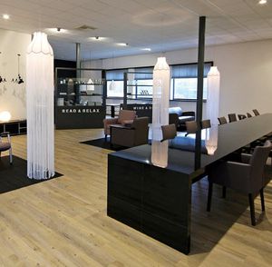 lampe suspension / contemporaine / en tissu / en métal