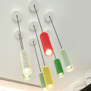 suspension / contemporaine / en acier inoxydable / en acier