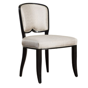 chaise classique / tapissée / en tissu / en hêtre