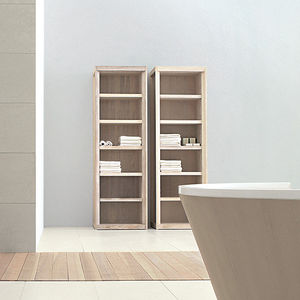 étagère contemporaine / en frêne / de salle de bain