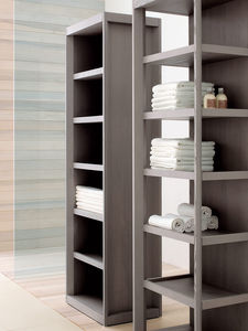 étagère contemporaine / en bois / de salle de bain