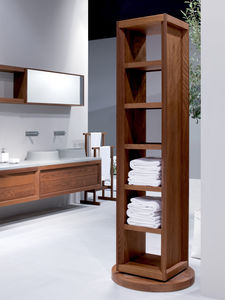 étagère contemporaine / en frêne / de salle de bain