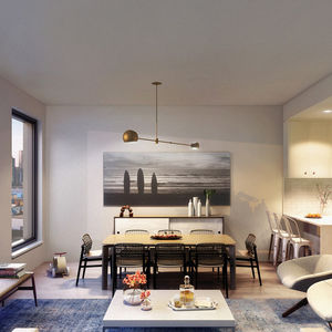 table à manger contemporaine / en bois / rectangulaire / sur mesure