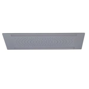 pommeau de douche encastrable au plafond / rectangulaire / avec chromothérapie / avec éclairage intégré