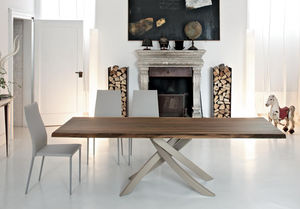 table contemporaine / en verre / en marbre / en béton