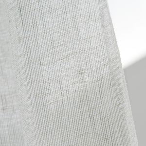 tissu pour rideaux / uni / en coton / en lin