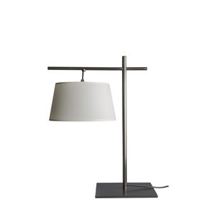 lampe de bureau / contemporaine / en coton / blanche