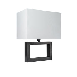 lampe de table / classique / en laiton / en coton