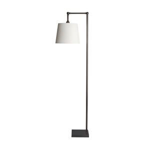 lampe sur pied / classique / en laiton / en coton