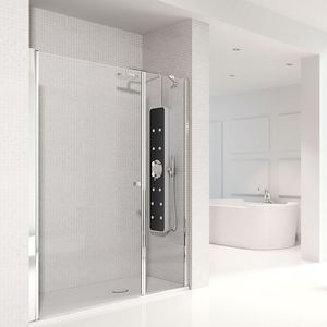 paroi de douche battante / en niche / en verre
