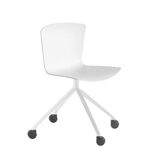 chaise de bureau contemporaine / à roulettes / piètement étoile / en aluminium