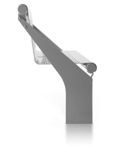 banc public / contemporain / en acier / en fer