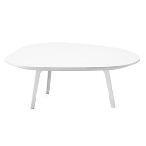 table basse contemporaine / en MDF / contreplaqué / en acier