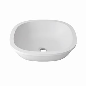vasque sous plan / en Solid Surface / en Krion® / contemporaine