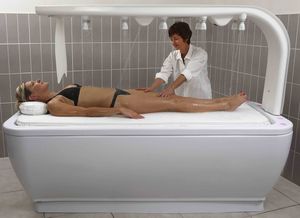 douche vichy / en acier inoxydable / pour centre de spa / horizontale