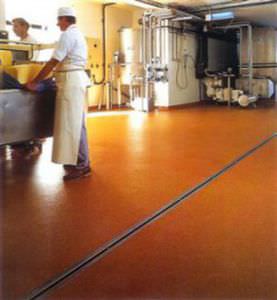 sol en résine époxy / industriel / pour cuisine professionnelle / coloré