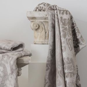 tissu d'ameublement / à motif / en coton / en lin
