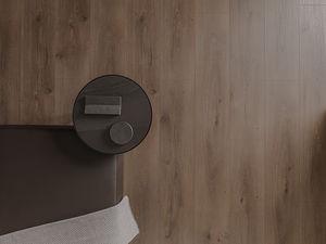 sol stratifié en HDF / flottante clic / aspect bois / écolabel PEFC