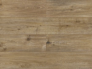 sol stratifié en HDF / flottante clic / aspect bois / écolabel PEFC