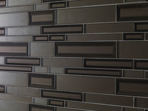 mosaïque d'intérieur / murale / en verre / brillante