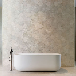 carrelage d'intérieur / mural / en pierre calcaire / hexagonal