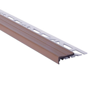 profilé de finition nez de marche / en bois / en aluminium / en inox