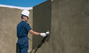 membrane d'étanchéité en résine / pour mur / liquide