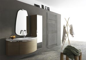 radiateur à eau chaude / en inox / contemporain / vertical