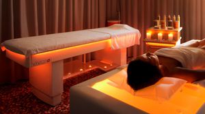 table de massage fixe / professionnelle