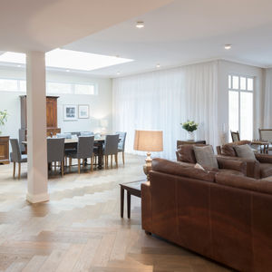 parquet contrecollé / à coller / en chêne / en huile naturelle