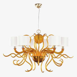 lustre classique / en verre de Murano / fait main / sur mesure