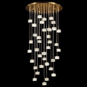 lampe suspension / contemporaine / en métal / en verre