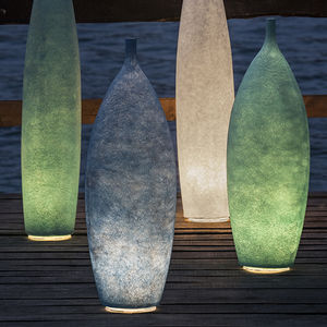 lampe de sol / contemporaine / en acier / en Laprene®