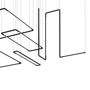 luminaire suspendu / à LED / linéaire / en aluminium