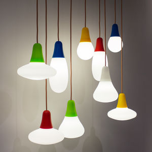 lampe suspension / contemporaine / en polyéthylène / fluorescente