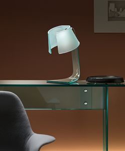 lampe de table / contemporaine / en aluminium / en verre