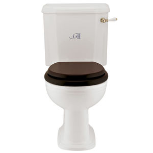 toilettes à poser / en porcelaine / avec manette