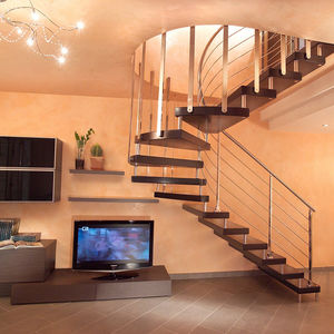 escalier droit / quart tournant / demi-tournant / circulaire