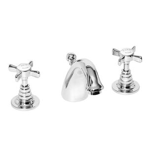 mélangeur pour vasque / à poser / en métal chromé / de salle de bain