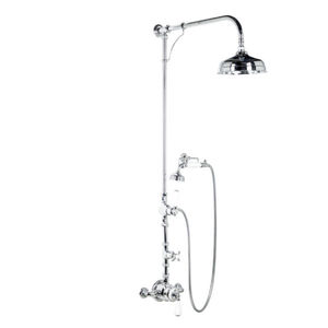 set de douche mural / contemporain / thermostatique / avec douche à main