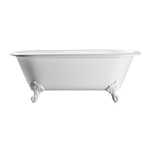baignoire sur pieds / ovale / en composite / en pierre