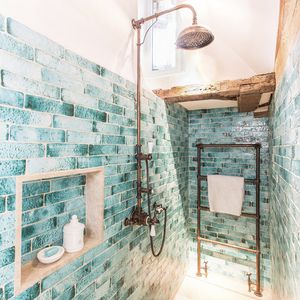 set de douche mural / classique / avec douche à main / thermostatique